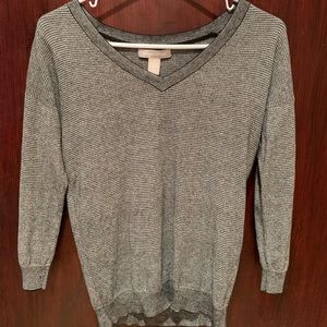 Banana Republic grey V neck Sweater